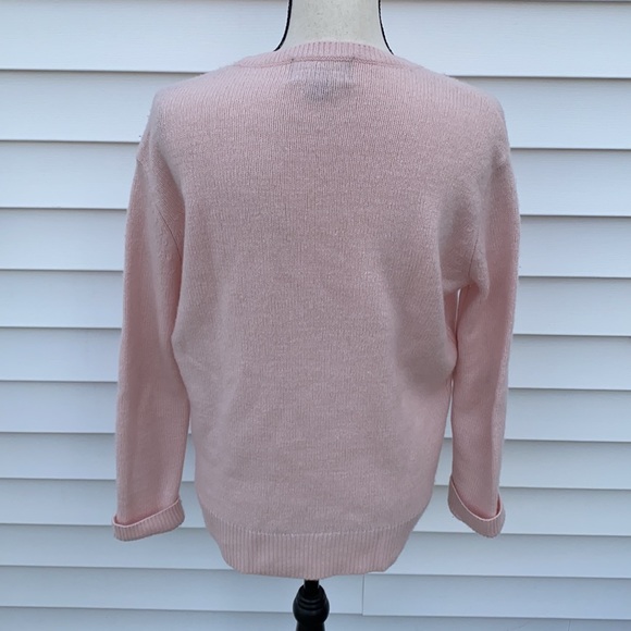 Something Navy cashmere and silk blend sweater - Picture 2 of 4